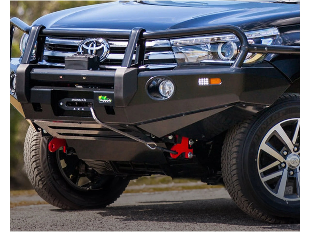 Ironman 4x4 Commercial Deluxe Bull Bar To Suit Toyota Hilux Camden Valley 4x4 and Outdoor