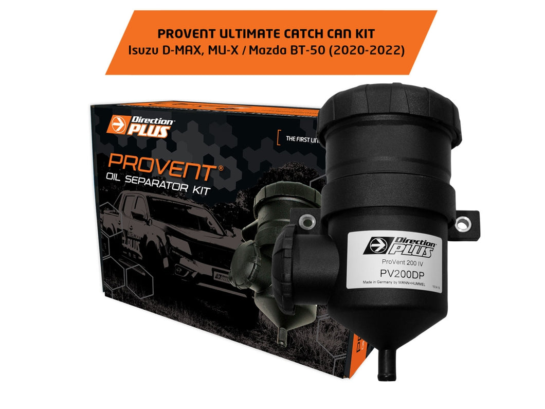 Direction Plus ProVent Ultimate Catch Can Kit D-MAX, MU-X / BT-50 2020 - On (PV645DPK)